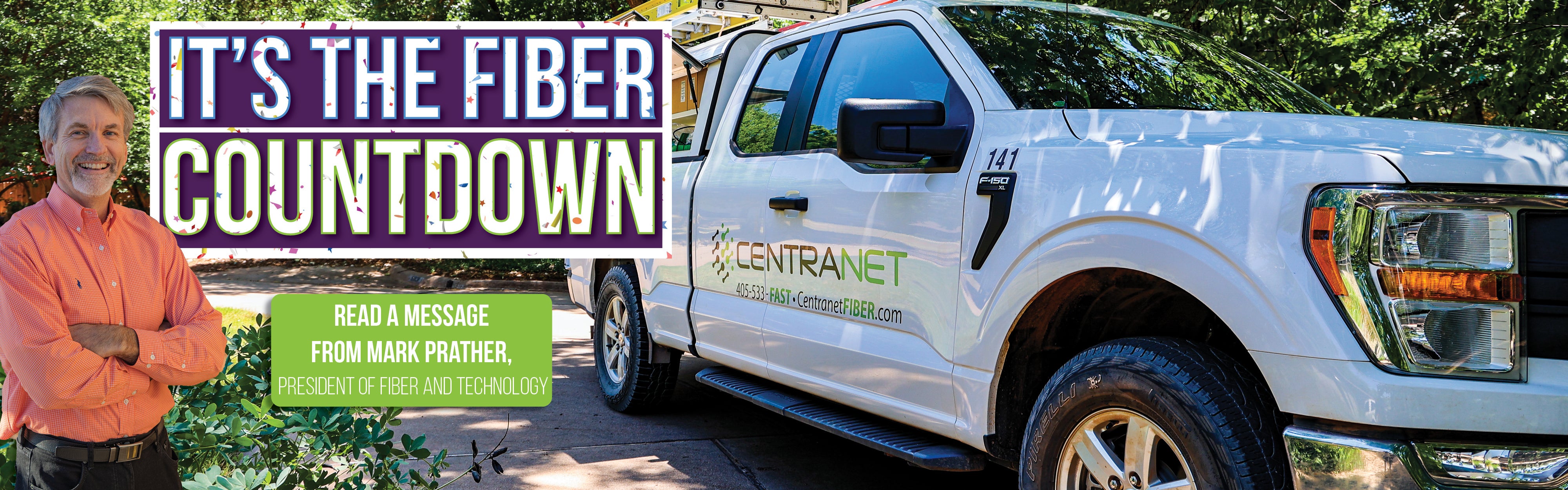 It's the fiber countdown! Read a message from Mark Prather, President of Fiber and Technology