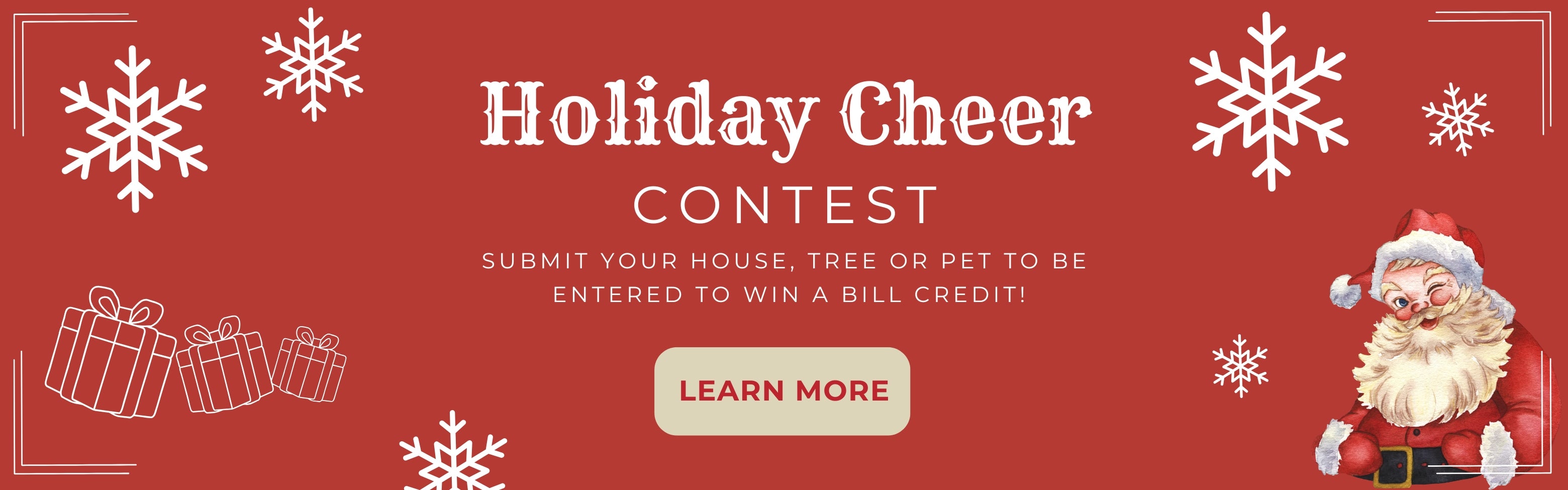 Holiday Contest! Learn more by clicking.