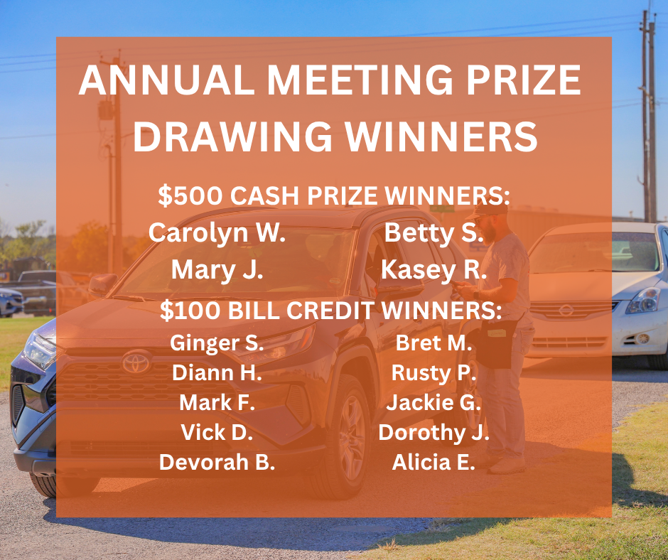 Annual Meeting Winners