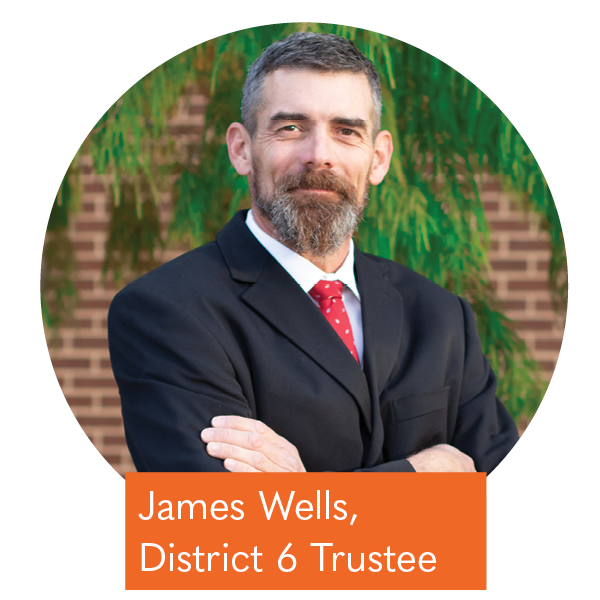 District 6 Trustee, James Wells
