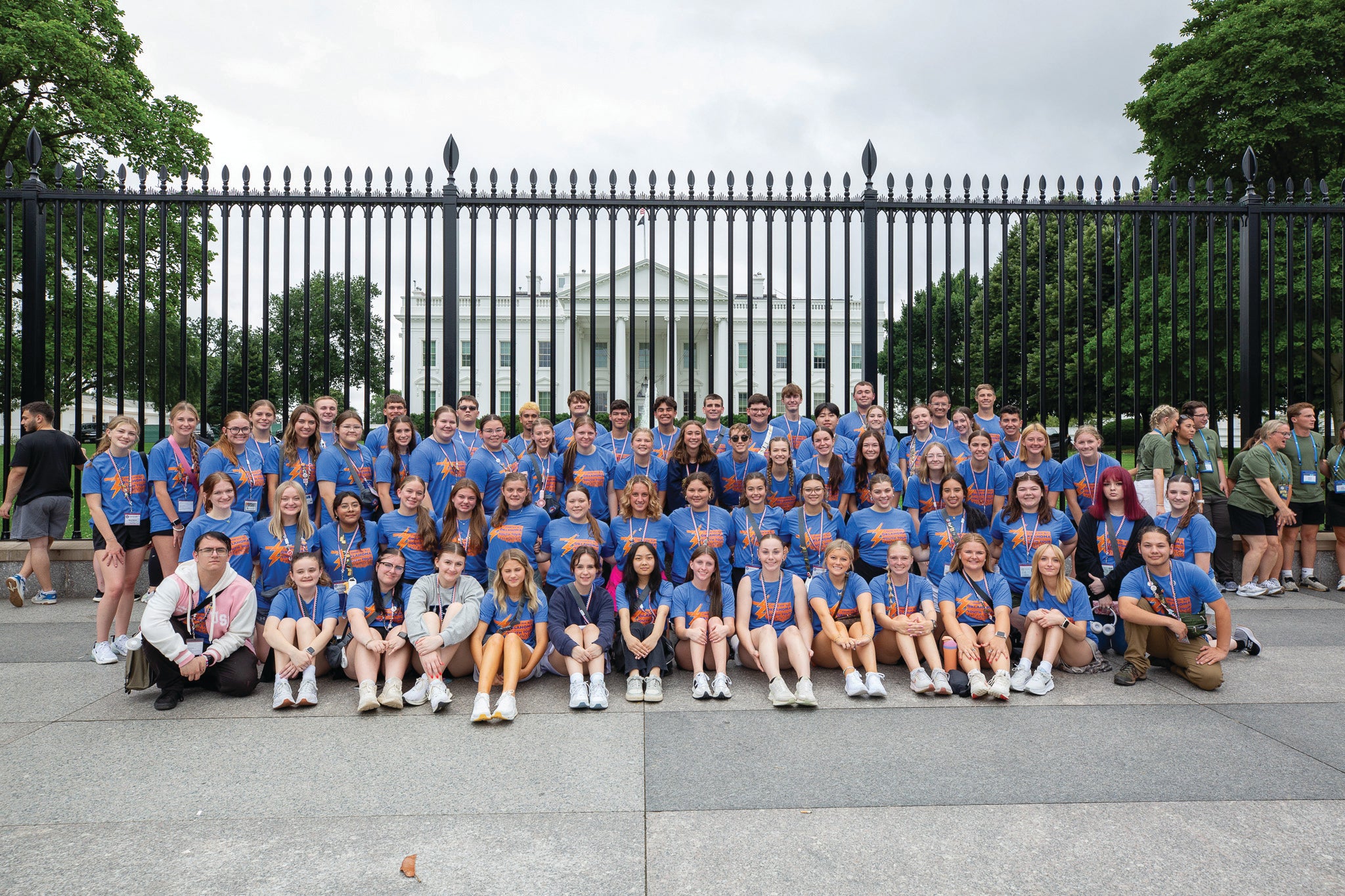 Youth Tour 2025 participants