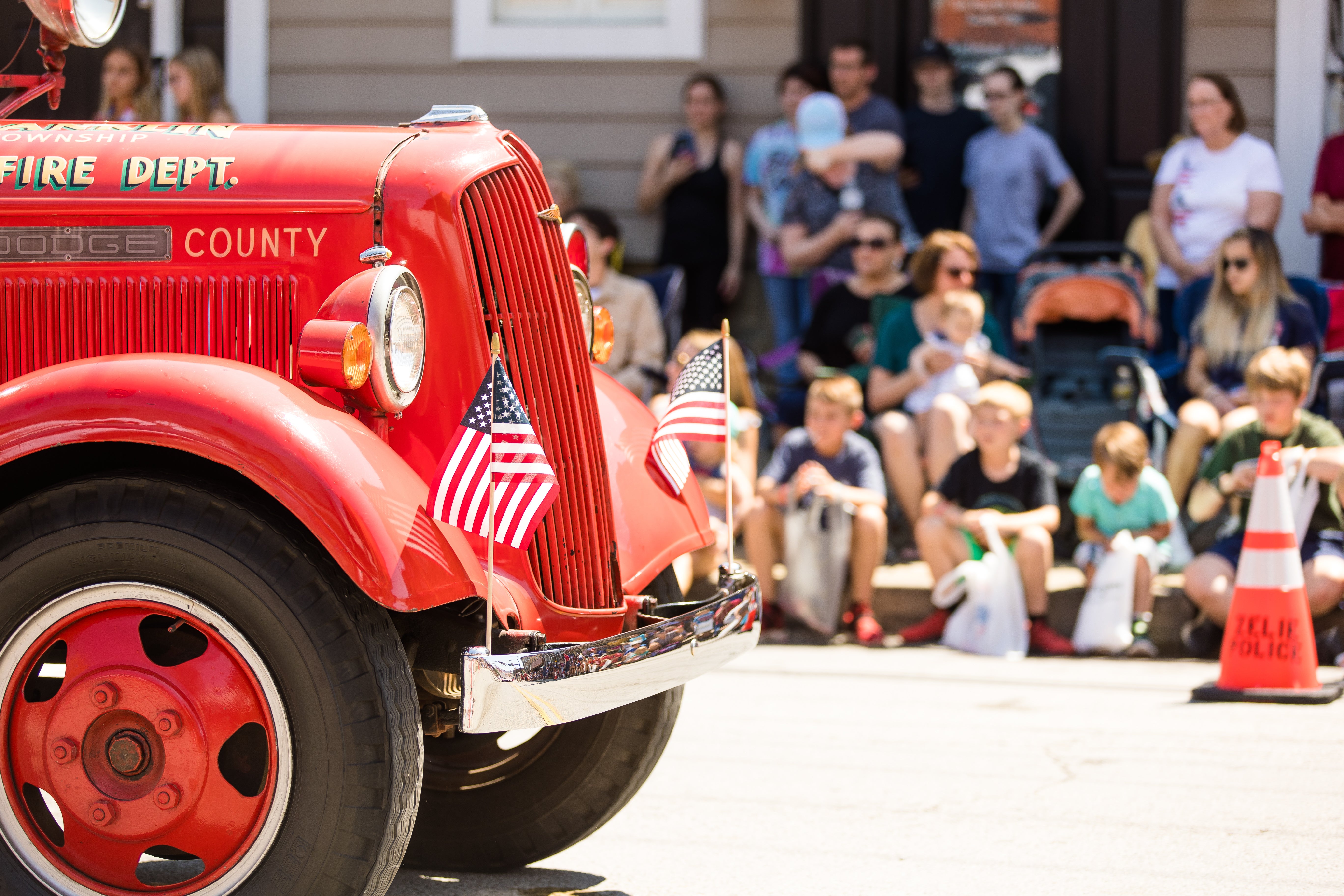 Parade with Children attending