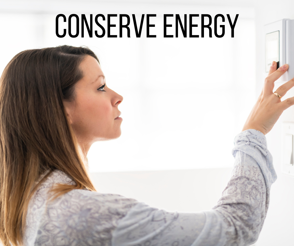 Conserve Energy Stock Photo
